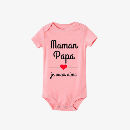 Baby “I Love You” Bodysuit