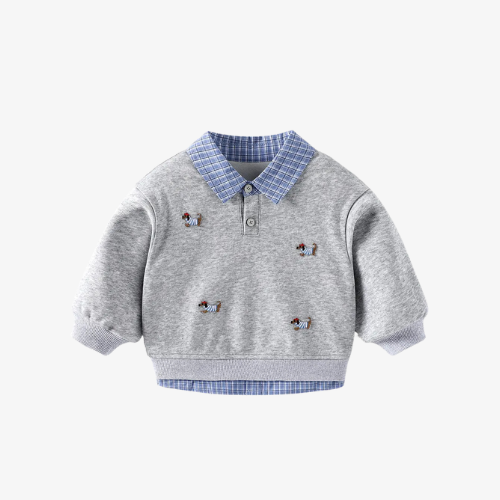 Kids Cartoon Pullover Top