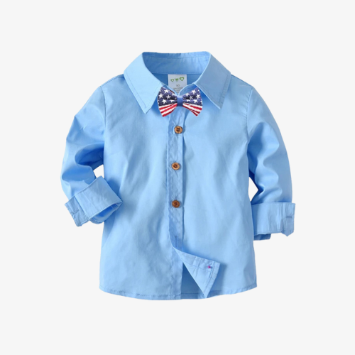 Boys Cotton Long Sleeve Shirt