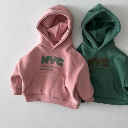 Autumn Fleece Hoodie Top