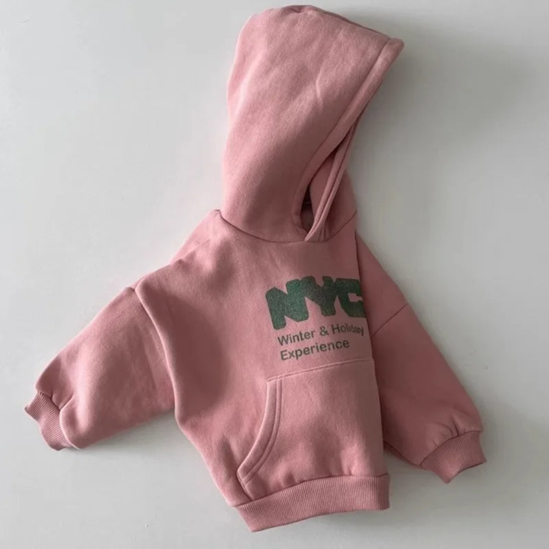 Autumn Fleece Hoodie Top