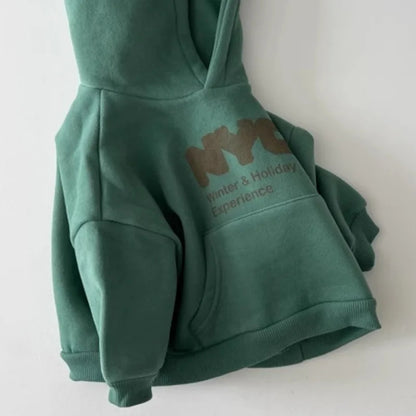 Autumn Fleece Hoodie Top
