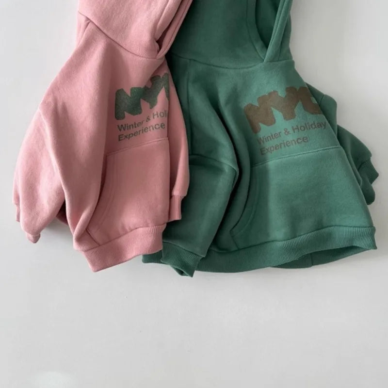 Autumn Fleece Hoodie Top