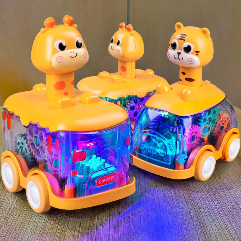 Baby Animal Push Pull Cars