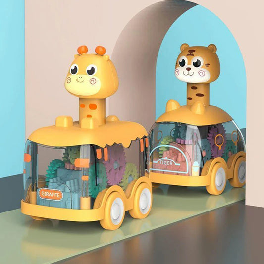 Baby Animal Push Pull Cars