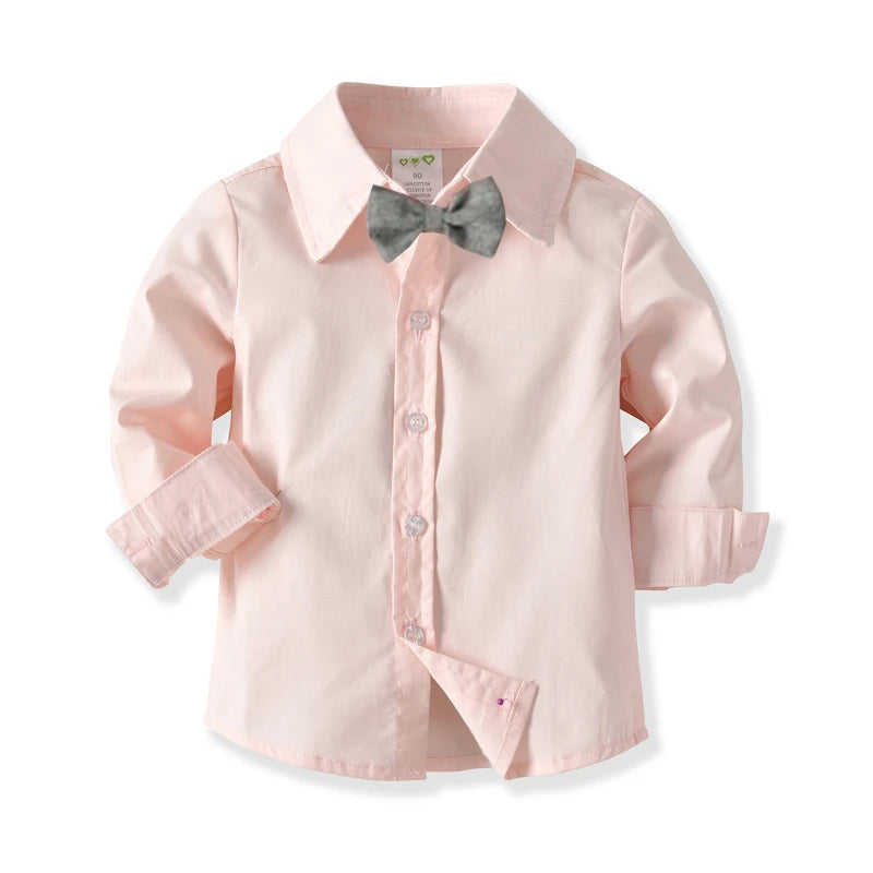 Boys Cotton Long Sleeve Shirt
