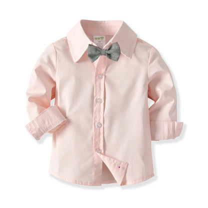 Boys Cotton Long Sleeve Shirt