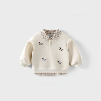 Kids Cartoon Pullover Top
